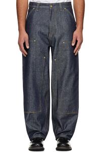 Carhartt Work In Progress Синие джинсы с двойными коленями