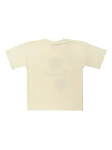 Футболка с графическим принтом "Собаки" Mini Rodini, кремовый