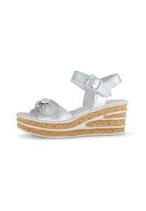 Босоножки на танкетке Gabor, серебристый