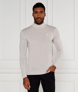 Водолазка мужская Karl Lagerfeld из мериносовой шерсти, экрю