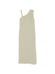 Платье миди на одно плечо с отделкой Panicale, зеленый