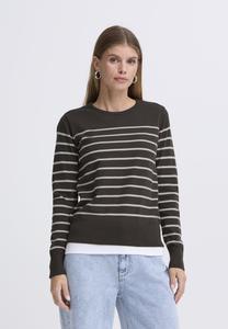 Джемпер Oxmo FRKEANA, Chocolate Torte Mix/Brown