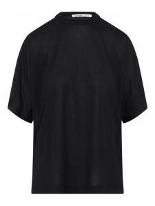 Футболка из шелка Carven, черный