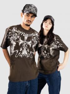 Футболка Affliction Jump T-Shirt, dark brown