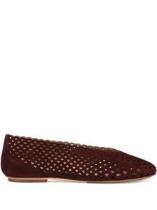 Sergio Rossi балетки на плоской подошве, красный