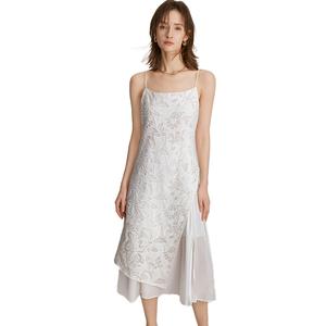 ELLE Слип-платье Women's White