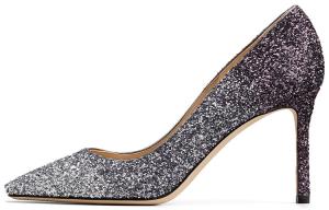 Туфли Jimmy Choo Romy 85mm Glitter-effect Pumps