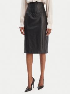 Юбка из искусственной кожи slim fit Henley 60225SB Bardot, черный