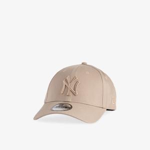 Кепка New Era 9Forty New York Yankees Essential хлопковая, серый