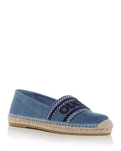 Женские эспадрильи с логотипом Gucci, синий