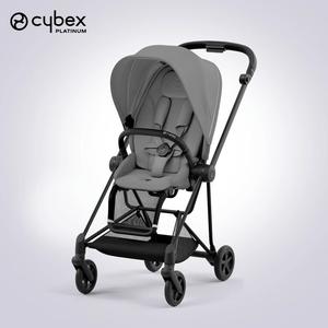 Cybex Коляска Saisai Mios3, реверсивная, раскладывающаяся, с высоким ландшафтом, дышащая, легкая, складная зонтичная коляска, Magic Black, серый козырек, консультация доступна