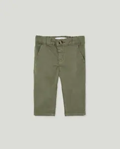 Брюки чинос однотонные детские Baby El Corte Inglés, хаки