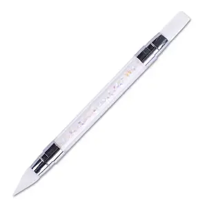 Силиконовая двухсторонняя кисть для нейл-арта, 1 шт. Many Beauty