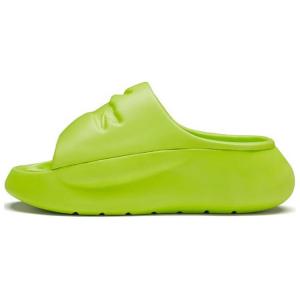 Шлепанцы женские зеленые Lacoste