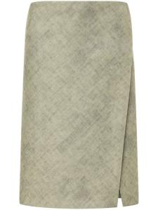 Philosophy Di Lorenzo Serafini юбка А-силуэта с запахом, нейтральный цвет