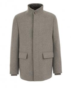 Зимняя куртка WE Fashion, серо-коричневый