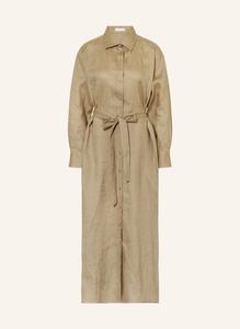 Платье-Рубашка из льна Mrs & Hugs, зеленый