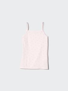 Майка AIRism из хлопковой смеси с принтом Uniqlo, 10 pink