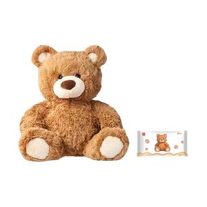 MINISO Jifort Bear Collection, милый сидящий коричневый медведь мягкая плюшевая игрушка плюшевая кукла высота 26cm