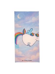 Mr. & Mrs. Panda Полотенце с изображением летающего коня-единорога, без буквы S, белого цвета
