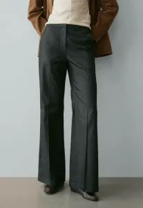 Расклешенные брюки Massimo Dutti, Black