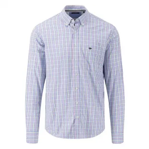 Рубашка Fynch Hatton 14135030, фиолетовый