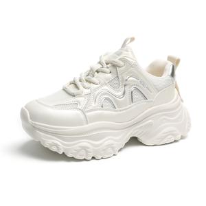 Низкие массивные кроссовки женские O.L, Ecru