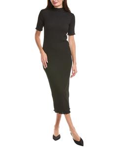 Текстурированное миди-платье Joseph Ribkoff, черный