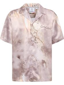 Рубашка на пуговицах Comfort fit Carlo Colucci Eikemann, сиреневый