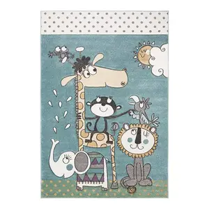 Ковер Carousel Kids цвета слоновой кости Тиффани Safavieh, 153x153 см