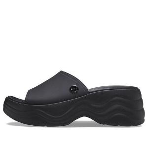 Сандалии skyline slide sandals 'black' Crocs, черный