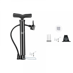 Насос высокого давления для велосипеда 31cm*13cm*35cm 361°, high pressure pump+inflation needle *3+ball bag+nozzle