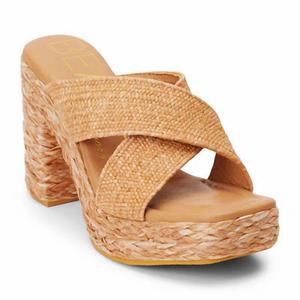 Женские мюли Caravan на платформе цвета коньяк Matisse, Cogniac