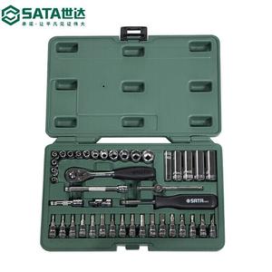 SATA 09943, 43 шт., серия 6,3 мм, набор рукавов для ремонта машин для технического обслуживания автомобилей, комплексный набор для ремонта автомобилей