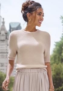 Футболка LASCANA Basic T-shirt, Sand