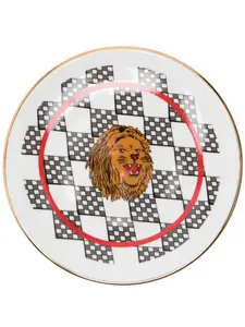 Блюдце с графичным принтом Bitossi Home, белый