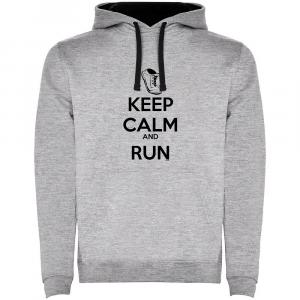 Худи Kruskis Keep Calm And Run Two-Colour, серый