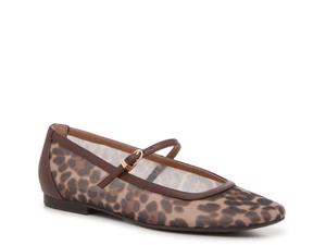 Балетки Dolce Vita Aileen Mary Jane Flat, Brown Leopard Print