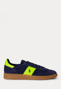 Замшевые кроссовки bedford, унисекс Polo Ralph Lauren, Navy/Safety Yellow