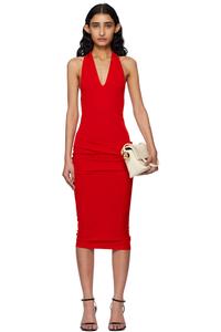 Платье миди Pasadena Jacquemus, красный