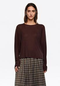 Топ Bimba Y Lola FLUIDA RANGLAN , Marron Oscuro/Brown