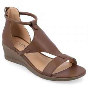 Сандалии Trayle на танкетке Journee, коричневый