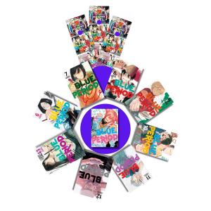 Blue Period Manga Books Vol 6-14 By Tsubasa Yamaguchi With IADAPTIT Bookmarks (Generic)