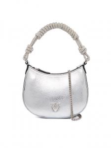 Вечерняя сумка PINKO Half Moon Baby C + Manico Al 25-26 PLTT 105913 A2WD, серебряныйfarben