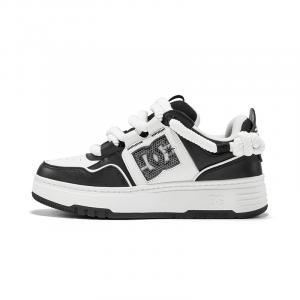 DC Shoes LNLAY CAS Кроссовки для скейтбординга мужские низкие бело-серые, цвет White Gray