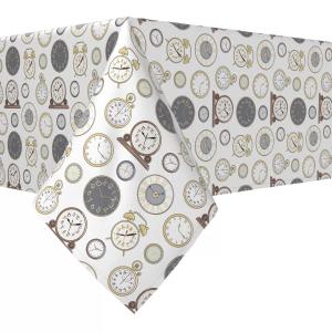 Прямоугольная скатерть, 100 % хлопок, 52x84 дюйма, вне времени.