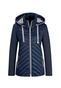 Короткий размер: куртка с воротником-стойкой Goldner, синий