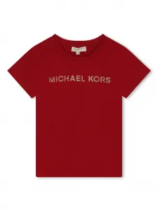 Футболка с логотипом Michael Kors Kids, красный
