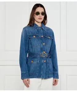 Джинсовая куртка Loose fit Twin-Set, синий