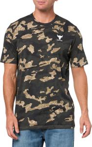 Футболка с коротким рукавом Under Armour Men's Project Rock All Over Print, (251) Bayou/Pitch Gray/White